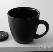 Czarny matowy kubek Atena