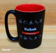 czarny kubek
