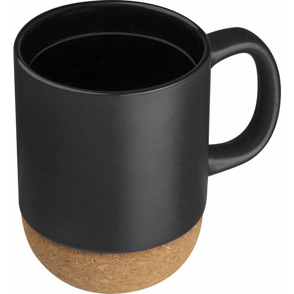 kubek ceramiczny z korkiem