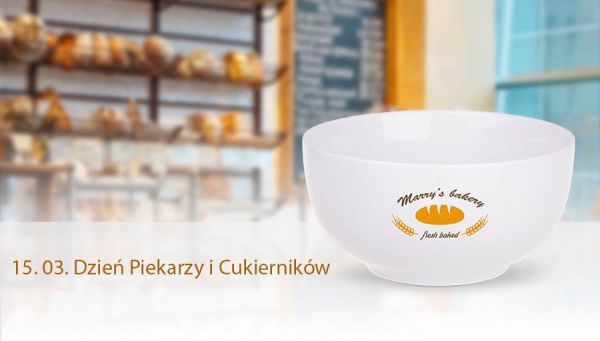 miska z nadrukiem